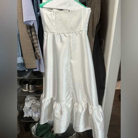 Hutch Strapless Crystal Bow-Tie Midi Dress - Picture 6 of 7